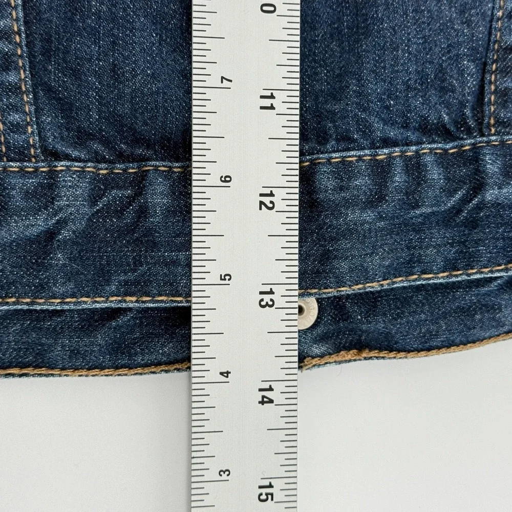 Old‎ Navy Denim Trucker Jacket Baby Boy 12-18 Months Medium Wash Blue Cotton